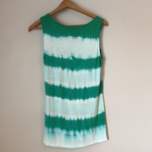 NWT Design History Set Tank M and Skirt L Green Tie Dye Stretchy Comfortable - Picture 7 of 14